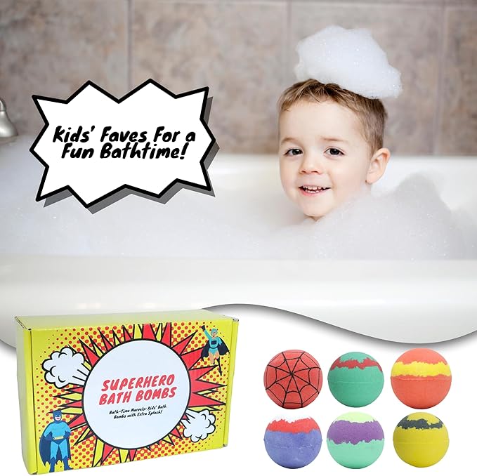 Superhero Bath Bombs