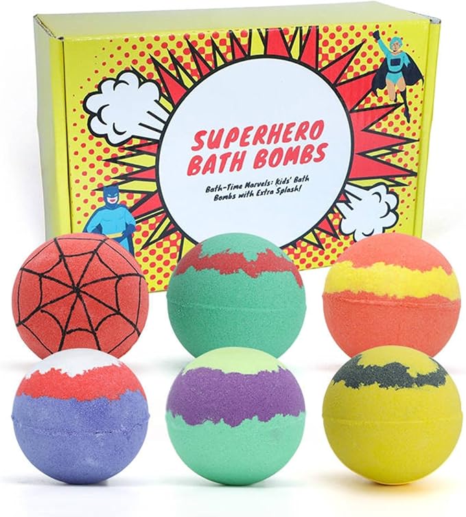 Superhero Bath Bombs